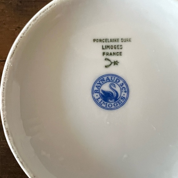 VINTAGE Raynaud Limoges 🇫🇷 Porcelain Dure Cigar and Feather Jar *RARE* - Picture 9 of 10